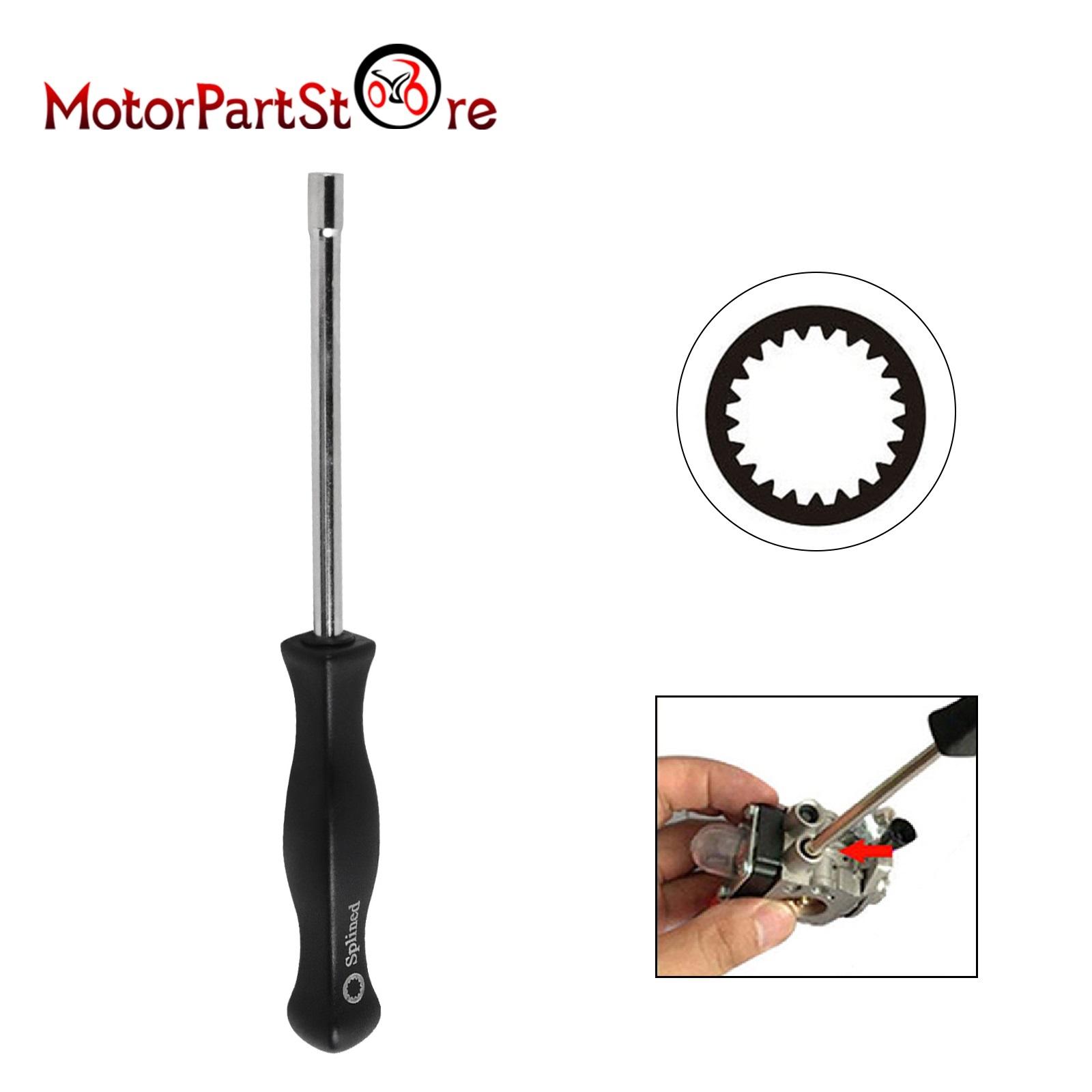 21 Teeth Splined Carburetor Adjustment Tool Screwdriver Lawn Mower Blowers Chainsaw Trimmer Carb Adjustment Tools Screwdriver