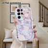 Phone Case: 2D Flat Samsung Galaxy A34 A35 M05 M06 S20 S22 S21 FE Plus 5G Protective Case, Couple Style, Cat Ear Girl, Christmas and Halloween Gift
