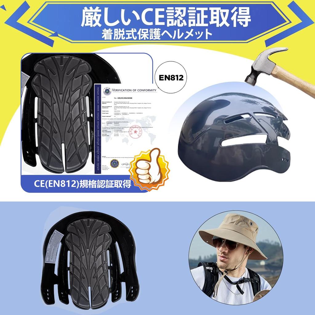 Himaru Yuhin Bicycle CE Fits Head Circumferences Removable Safety Hat with Chin Perfect for and Everyday and Emergency Preparedness Helmet, Adult,