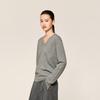Less 2024 Winter V-Neck Cashmere Pullover Sweater