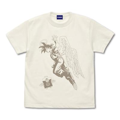 Cospa Dragon Ball Z Son Goku e Rei Kai BRANCO VANILLA tamanho G [Oficial] (Anjo) camiseta