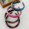 3 cm Herbst Winter Wollplaid Schwammgepolstertes Haarband Stirnband Erwachsene Haaraccessoires Haarschmuck