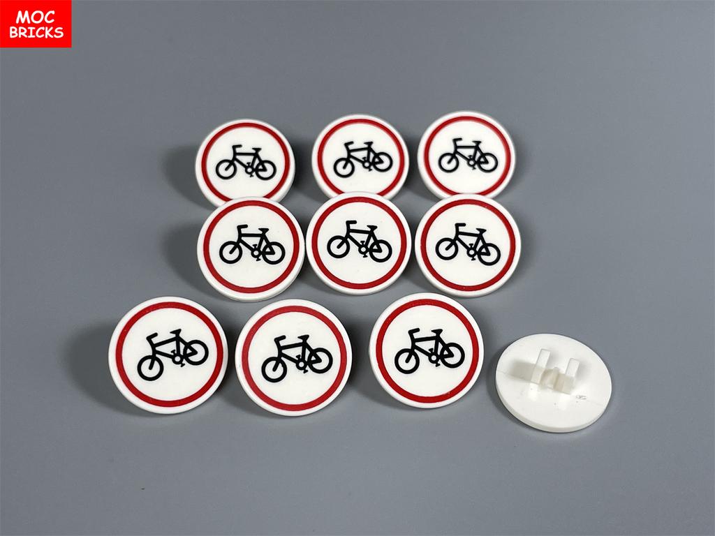 MOC Blocks Bike Bicycle Frame Mountain Biking Vehicle Motorcycle City Assembled Model Construction Block Classical Children Playthings Gift Idea
