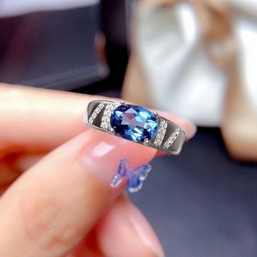 5 Carat Diamond Style Ring Hearts and Arrows PT950 Color Moissanite Open Size Ring for Men and Women 925 Silver Jewelry