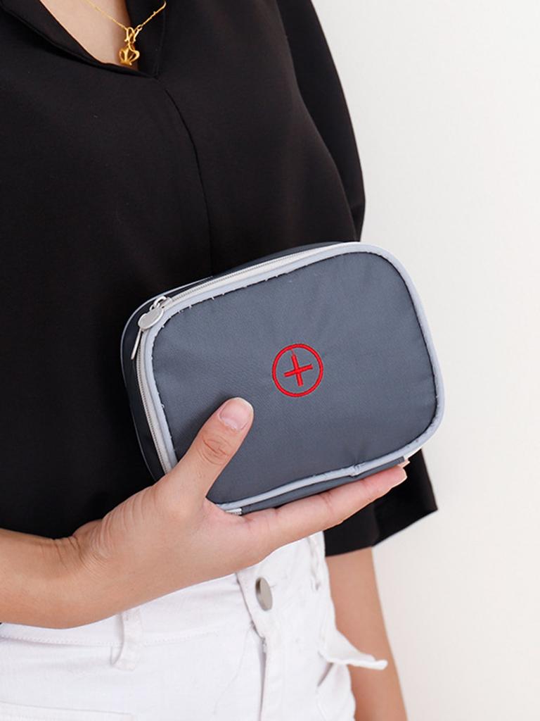 1PC-Outdoor First Aid Kit Bag Travel Home Camping Portable Mini Pink Pouch Pill Storage Bags Emergency Survival Kits