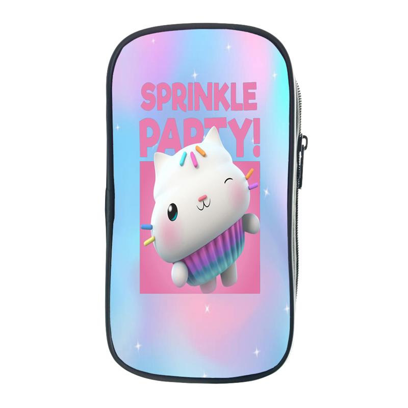 Gabby's Dollhouse Federmäppchen, Gabby Cat Organizer, Kosmetiktasche für Buntstifte, tolle Geschenke, Accessoires, Schreibwarentasche