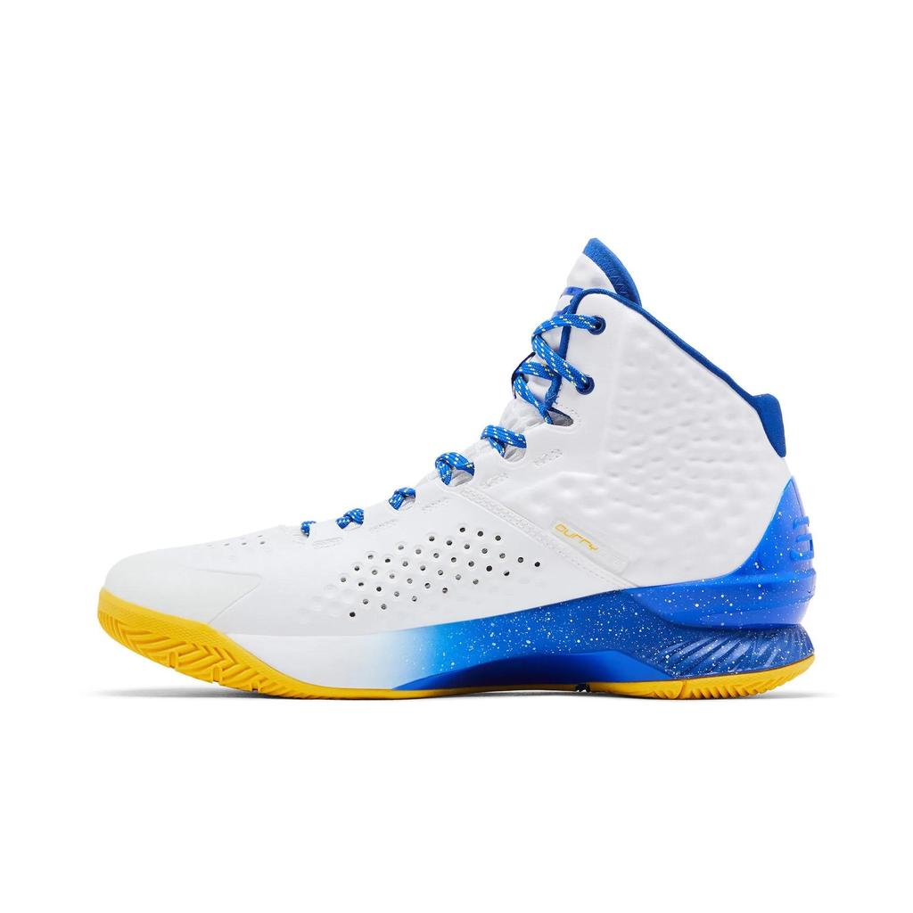 Under Armour Curry 1 Retro 'Dub Nation' 2023 (Unisex) White / Royal Basketball Shoes 3024397 101