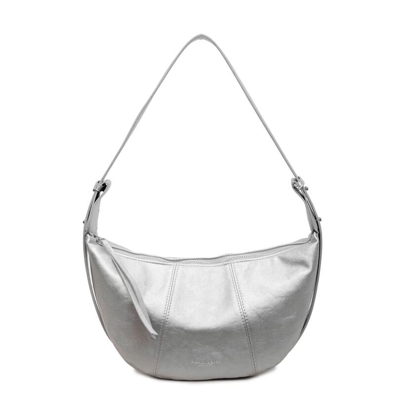 OGAR Women s PU Leather Crescent Dumpling Crossbody Bag One Size