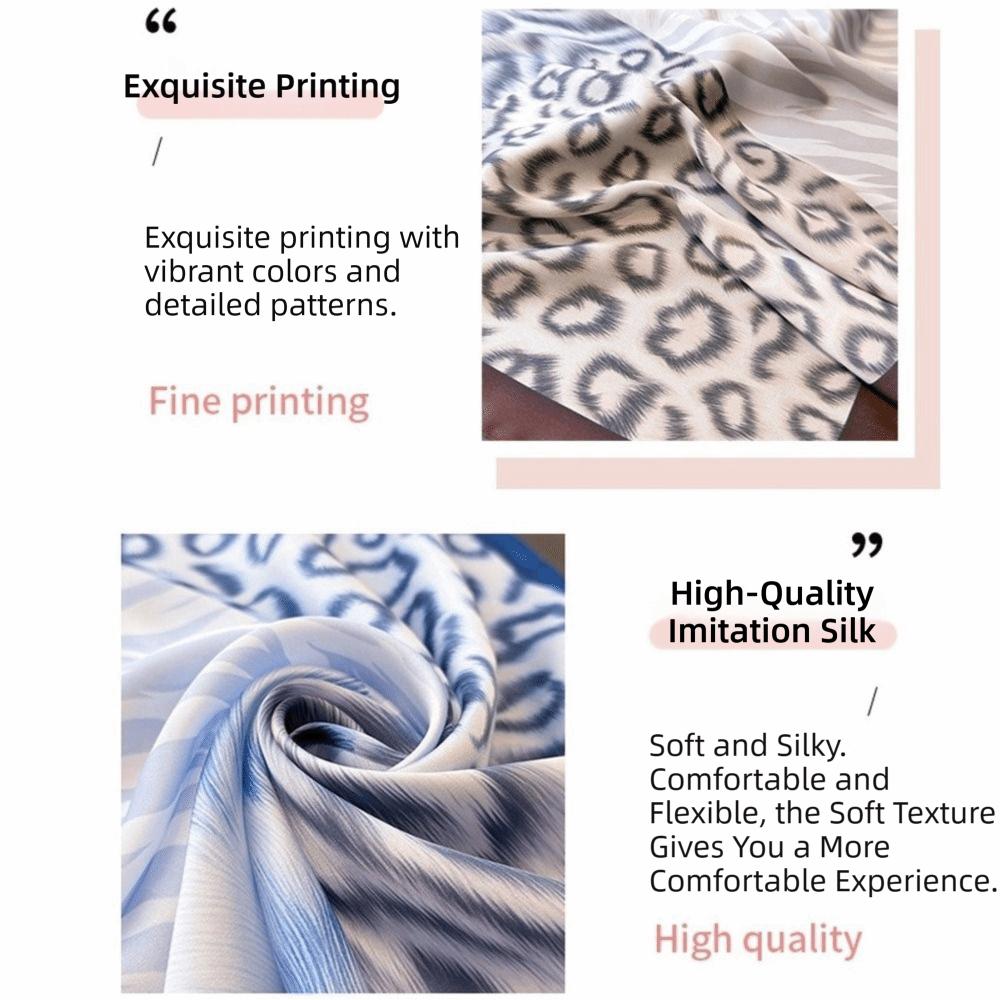Soft Silk Shawl Thin Headband New Silk Scarf Women