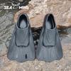 Professional Silicone Rubber Short Fins for Freestyle Swimming and Snorkeling - Suitable for Children and Adults