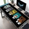 1Pc Retro Cartoon Characters Gaming Mouse Pad Keyboard Desk Mat Non-slip Rubber Lock Edge Waterproof Computer Mousepad for Office Home Decor Y11