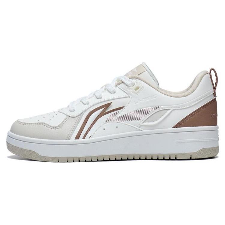 

Новые LiNing Shiyi Противоскользящие Износостойкие Низкие Кеды для Скейтборда Женские Бело-Серые Умбра AGCT342-3 39