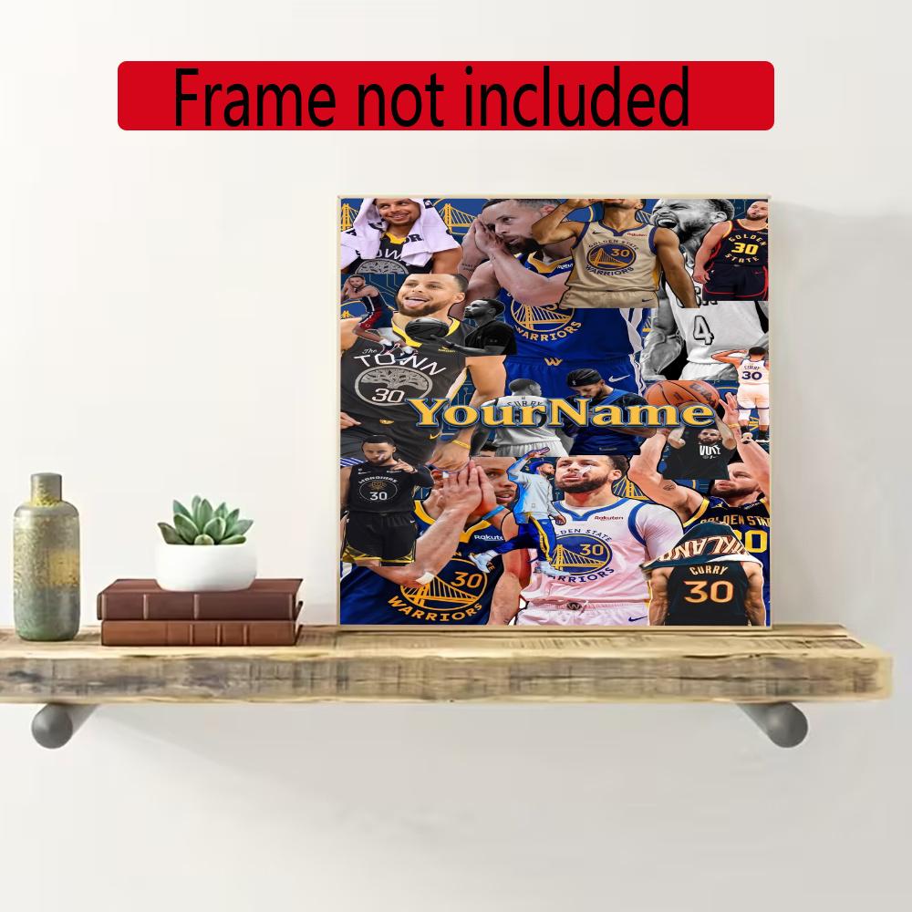 Curry Personalized Text Diamond Painting Round Diamond Mosaic Rhinestones Diamond Embroidery Craft Kit Wall Decor Without Frame