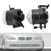 Pair Front Bumper Fog Light Lamp Bulb Housing For BMW E60 5-Series  2004-2007