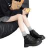 Fashion Retro British Style 2025 Autumn Fashion New Bohemian Style Big-head Ankle Boots Muffin Thick Soled Side Zipper Boots for Women