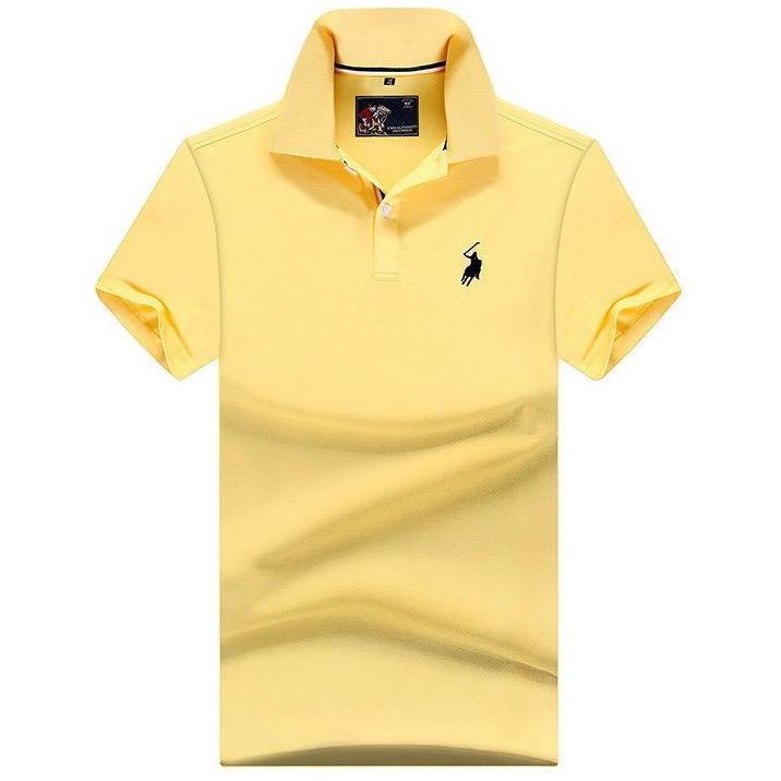TrendHub Plus Size 6XL Cotton Loose Men's Polo Shirts High Quality Short Sleeve Solid Color Turn Down Collar Embroidery Man Tees