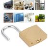 Household Outdoor Padlock with 3 Keys MediumThick Brass Iron Padlock for Door Cabinet(40mm )
