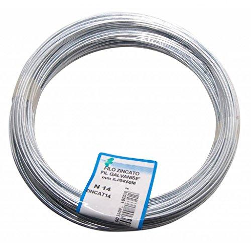 Galvanized Tensioning Wire N° 14 - 2.2mm - 50m - 1500g