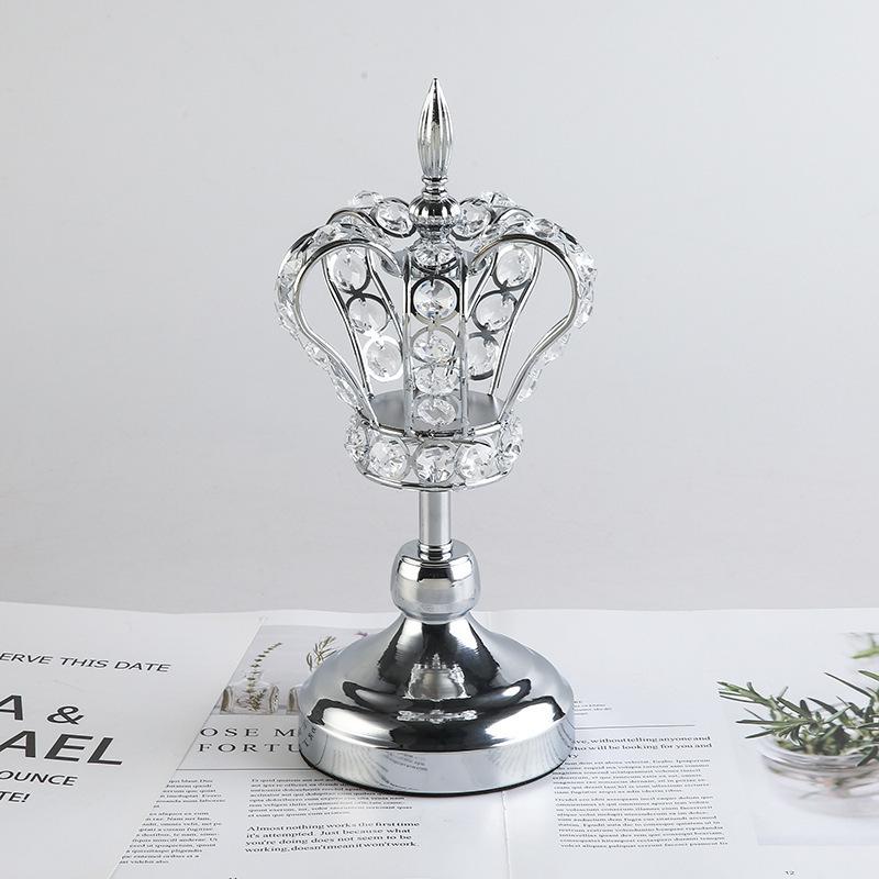 European Crystal Candle Holder for Dining & Decor