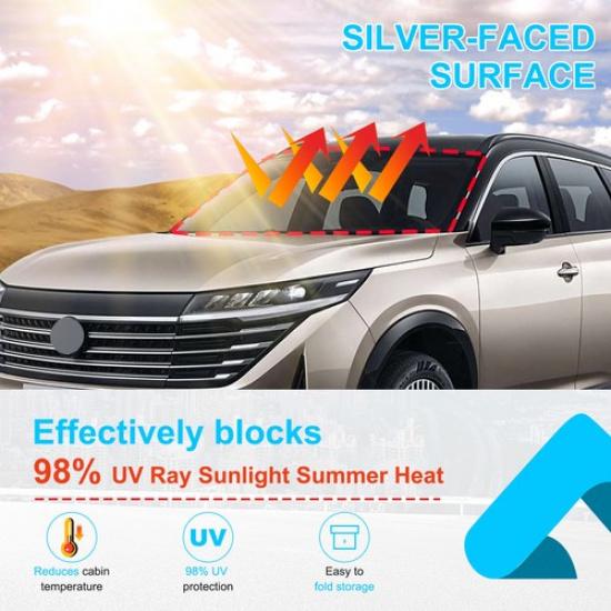 Car Sun Shade Windshield Window Sunshade Cover For Nissan Pathfinder 2024