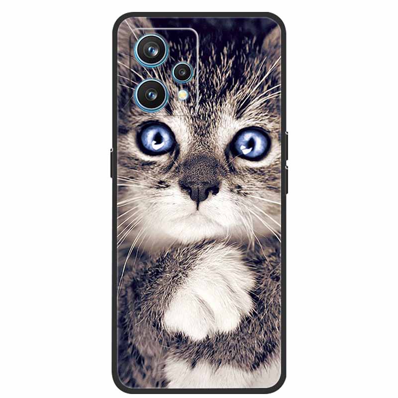 For Realme 9 Case RMX3521 Shockproof Soft silicone TPU Back Cover For Realme9 4G Phone Cases Realme 9 6.4 inch Cute Cartoon Bag