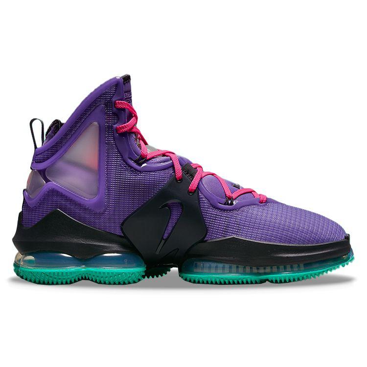 Nike Pánské tenisky LeBron 19 EP Purple Teal Růžové Černé DC9340-500