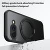 For Google Pixel 9a Case Compatible with MagSafe TPU+Acrylic+Metal Kickstand Matte Phone Cover