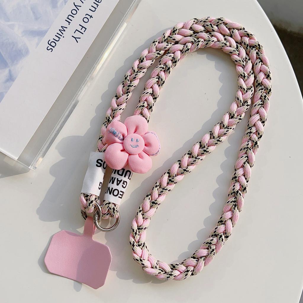 Can Be Carried Outdoor Mountaineering Mobile Phone Lanyard Women's Belts Woven Hanging Ornaments Anti Loss Lanyards Neck Strap