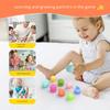 8Pcs Silicone Sensory Suction Cup Toy for Stress Relief and Relaxation with Texture Design for Kids and Adult Calming