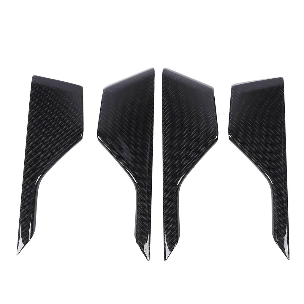 4pcs Carbon Fiber Interior Door Panel Trim Scratch Resistant Elegant Look Inner Door Panel Cover Trim for X6 G06 2018