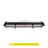 Bruce & Shark 53" (111cm) Universal Aluminum Adjustable Rear Trunk Spoiler Wing for Cars, Black, 15#