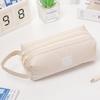 Large Capacity Simple Logo Pencil Case - Gift for Primary & Secondary Students