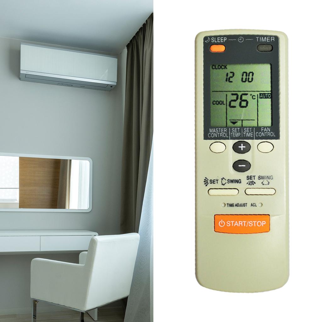 Ergonomic Air Conditioner Remote Controller for AR-JW2 AR-JW33 AR-DL3 with Durable Housing Design, Remote Control Repair