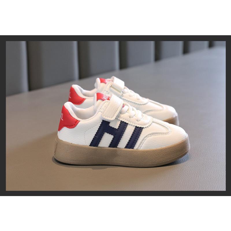 Small White Shoes Girls Board Shoes Autumn and Winter New Fleece Sports Shoes for Children and Students Casual Single Shoes
