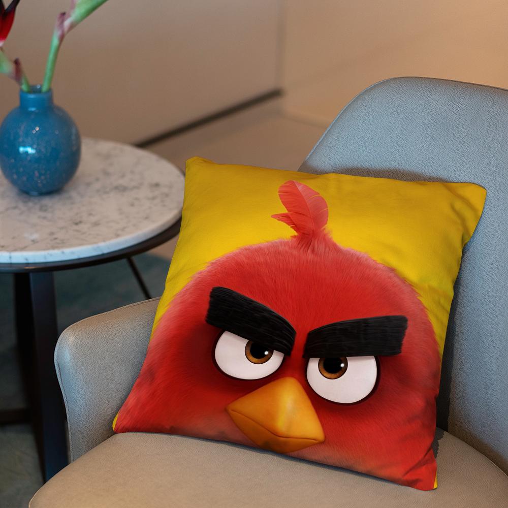 

Подушка з покриттям Angry Birds Movie 2-в-1 Реверсивне плюшеве покриття для подушки | Авто/Диван/Ліжко | Ідеальний подарунок 12x12Inch