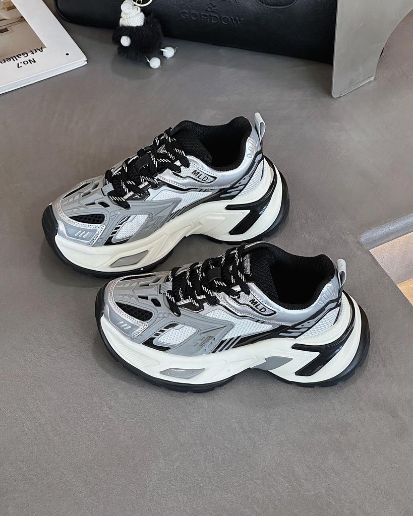 Retro dad shoes women's new couple thick-soled heightening trendy shoes versatile breathable sports casual shoes