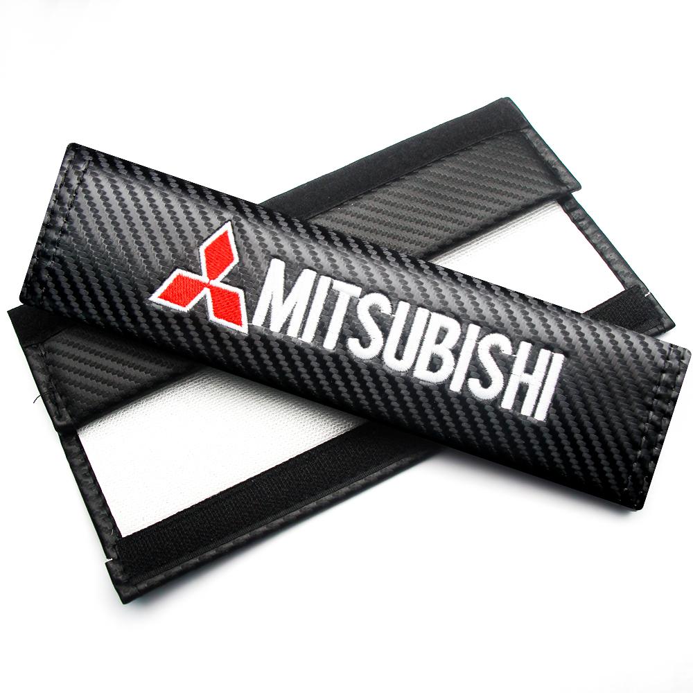For Mitsubishi Outlander Xl Eclipse Xpander Pajero ASX Car Seat Belt Cover Car Safety Belt Cushion Driver Shoulder Protector