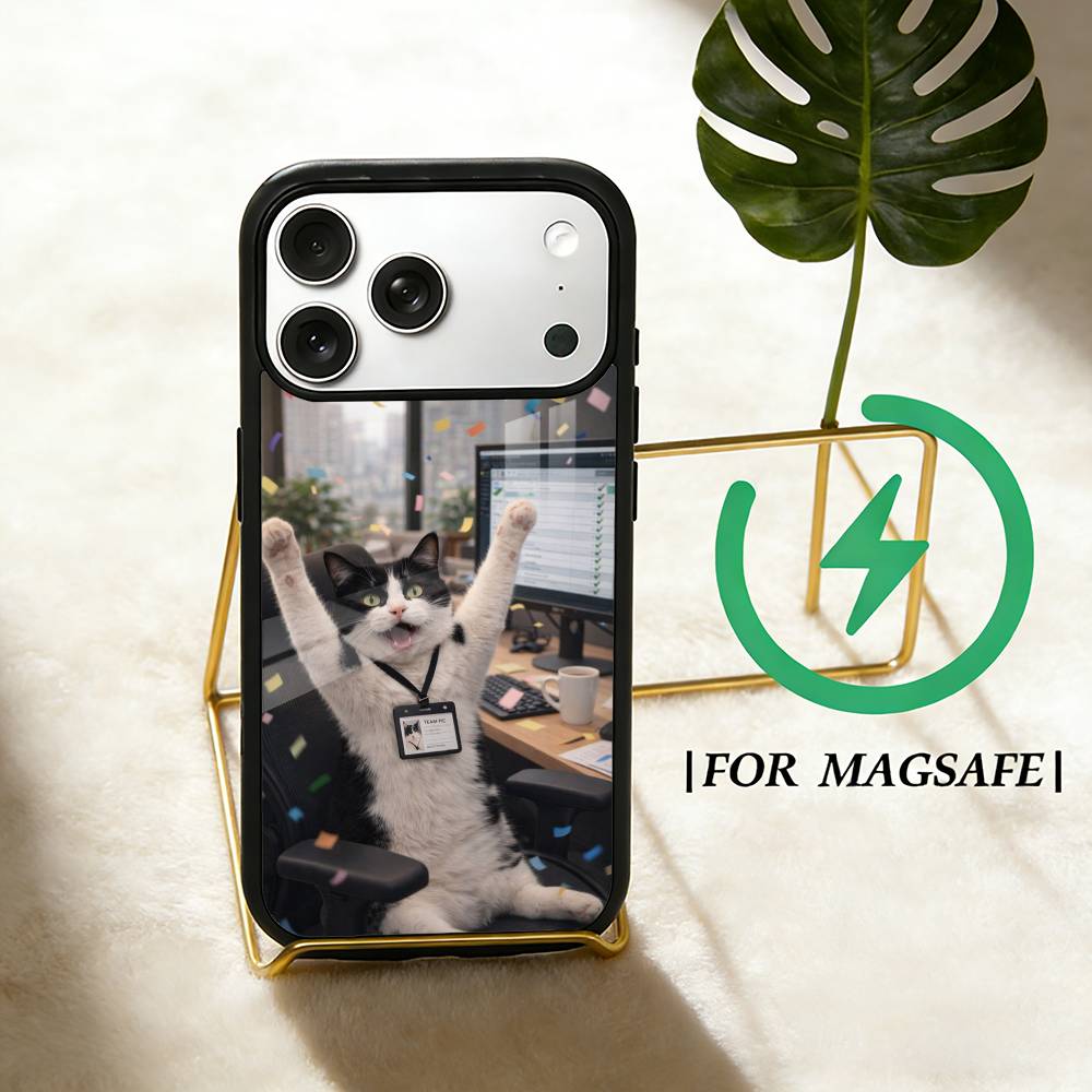 Funny office cats  Phone Case For iPhone 17,16,15,14,13,12,Plus,Pro,Max for Magsafe Magnetic Wireless Charging