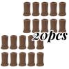 100pcs Cloth Table Chair Leg Socks Woolen High Elastic Floor Protectors Non-Slip Chair Leg Feet Covers Knitted Furniture Pad Set