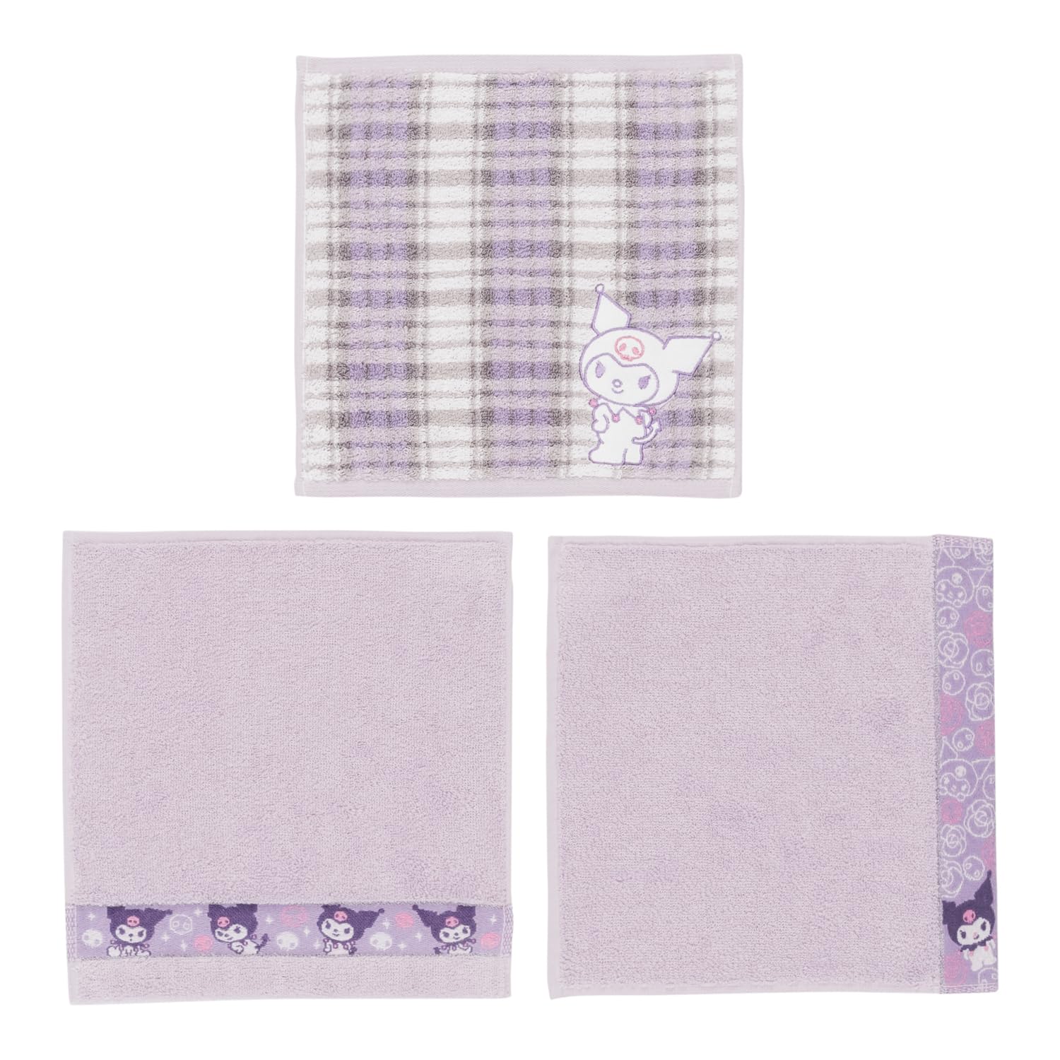 

Полотенце Лаборатория Куроми Мини Sanrio Японская Технология [Персонажи Sanrio] #meet Полотенца, Набор из 3 штук, Пушистое, Быстровпитывающее, 100% хлопок, Низкопилингующееся,