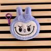 Creative New Labubu Bunny Plush Coin Purse Portable Round Earphone Bag Cute Cartoon Girly Heart