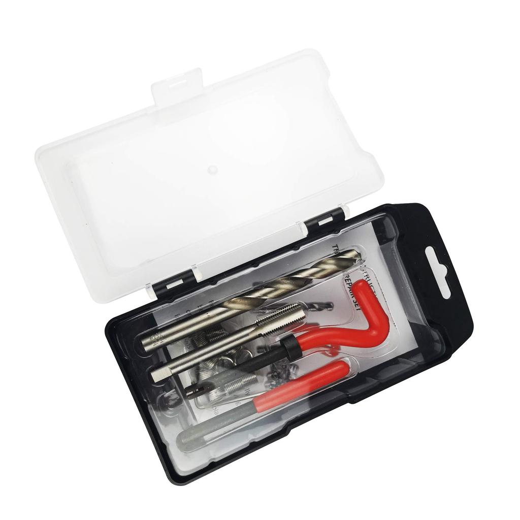 WISEPICK Thread Repair HSS Drill Helicoil Repair Compatible Hand Tool Set for Auto Repair x Kit, Kit, (M10 1.0)
