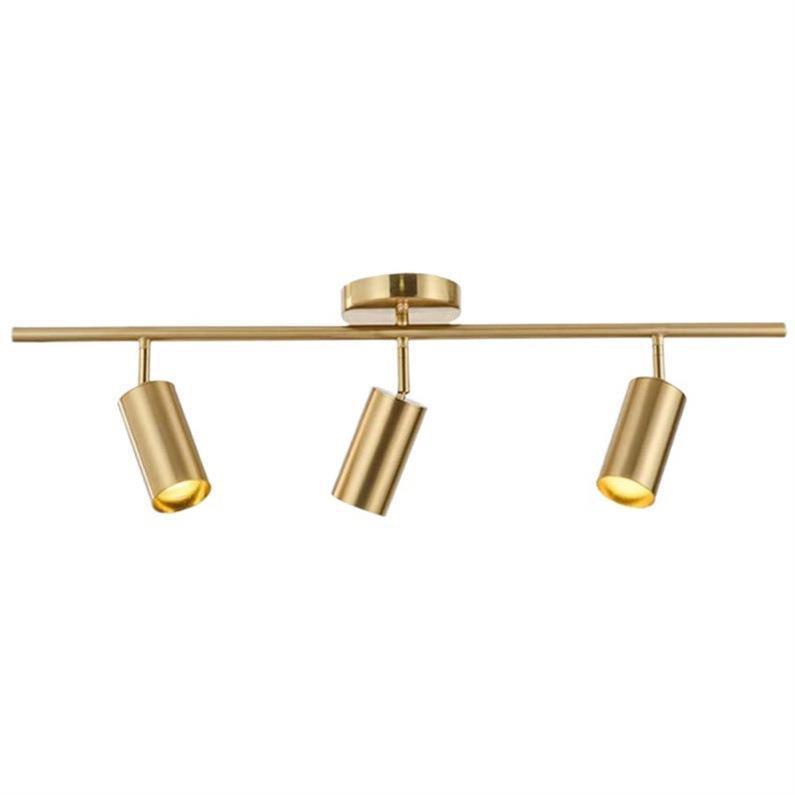 Modern Gold Multi-Head Spotlight Wall Lamp for Bars, Restaurants, and Cloakrooms