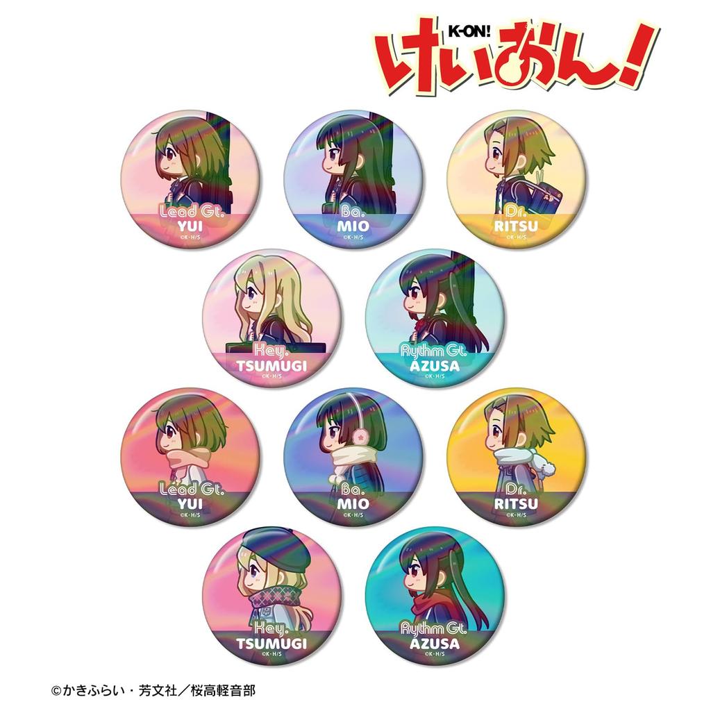 Trading Chibi Toko Aurora Can Badge Box of 10 K-ON!