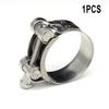 Hose Clamp Engine Intake Exhaust System Silicone Silver Small Set Screw