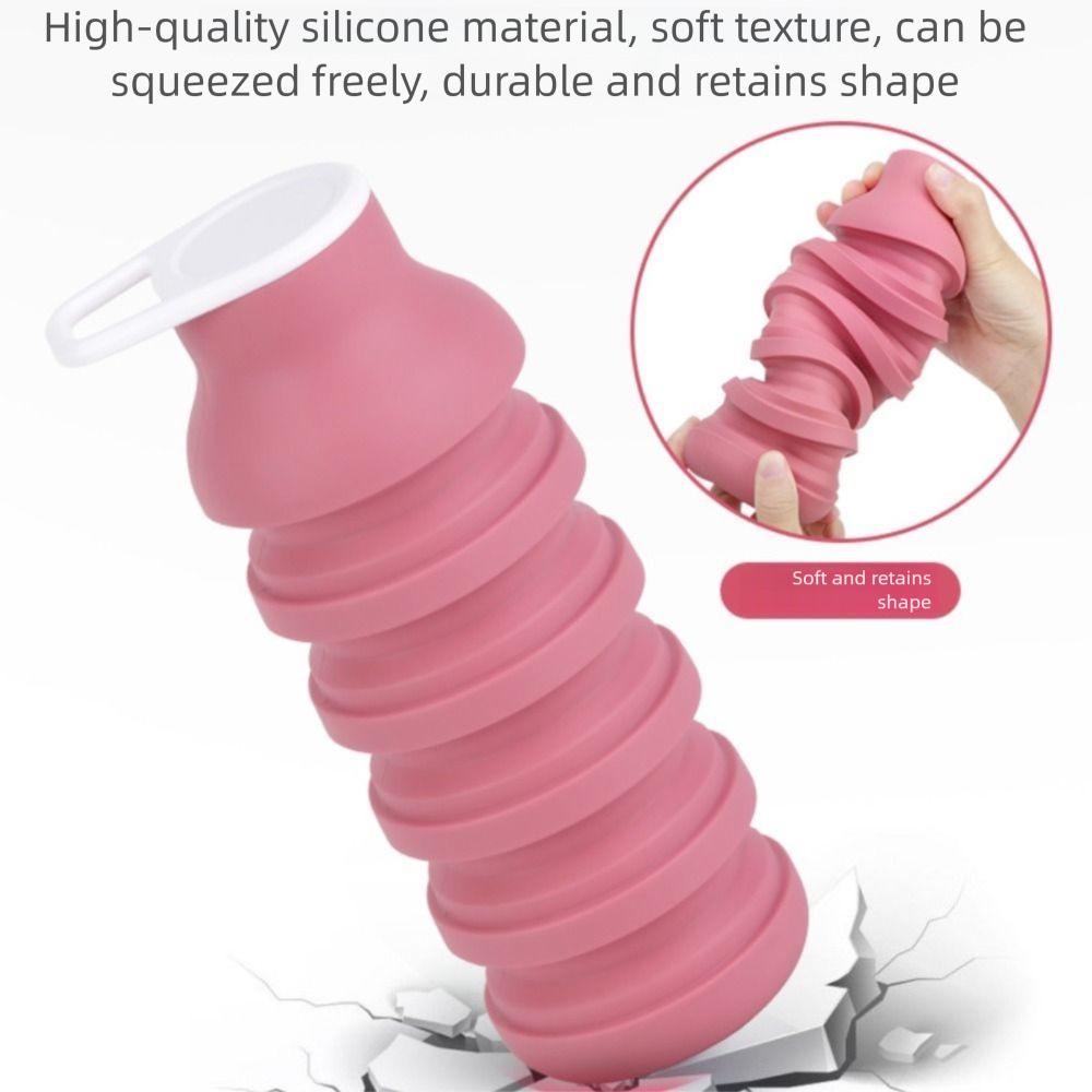 200-600ML Collapsible Sport Bottle Retractable Foldable Drinking Cup Sports Water Bottle  Gym