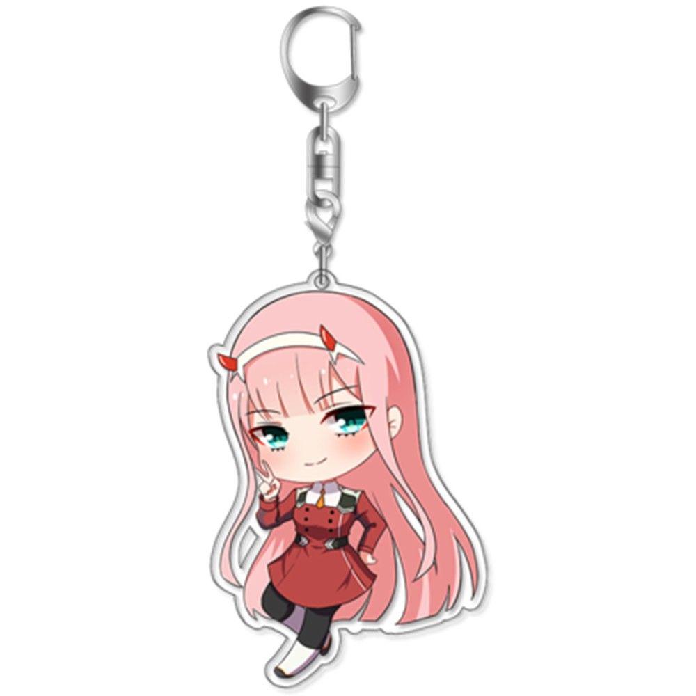 

Darling Ditf In The Franxx Keyring Zero Two 002 Acrylic Keychain Gift New