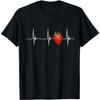 Latido del Corazón EKG Pulso Fresas Dulces Amante de las Fresas Camiseta