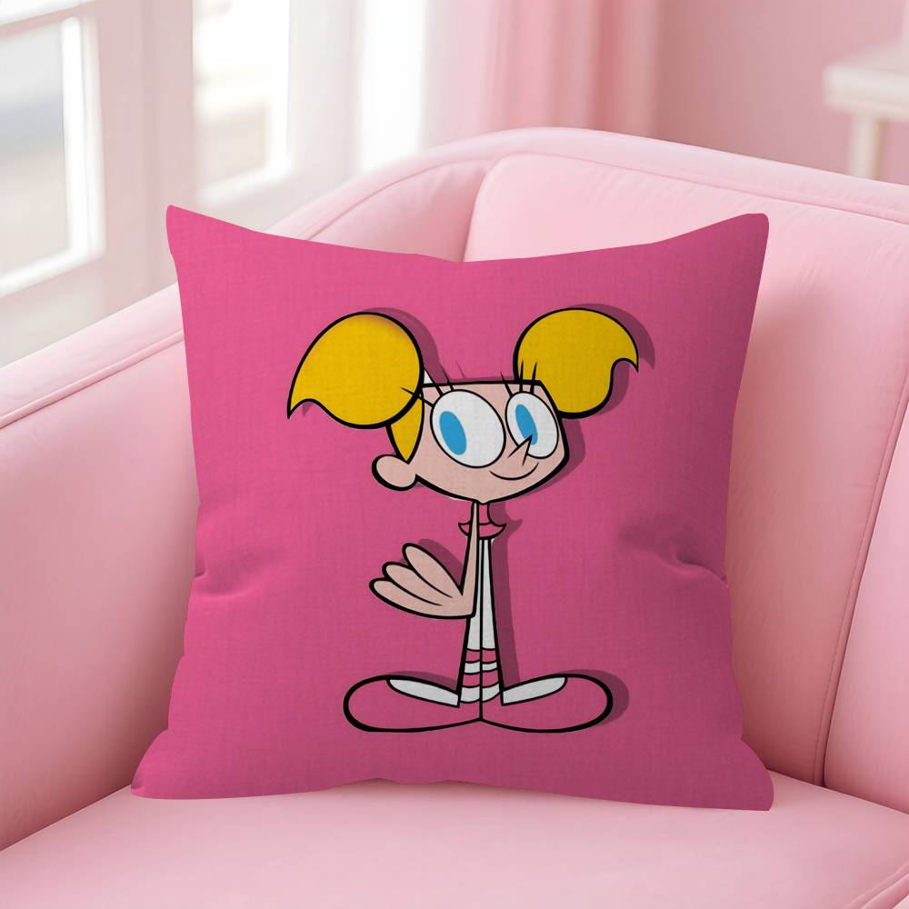 

Cartoon DDexters LLaboratory Cushion Cover Decorative Pillow Sofa Home Decor Case Pillow Cases 30x30 cm
