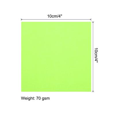 Uxcell 100 Sheets 10x10cm Origami Paper Double Sided Square Folding Papers for Art Craft Gifts Scrapbooking Decor DIY Handmade